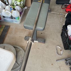Barbell And Bench