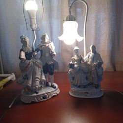 Lamp Porcelain Figurine Especial Deals 