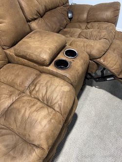 Heated recliners with massage
