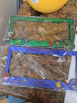 Pokemon license plate covers