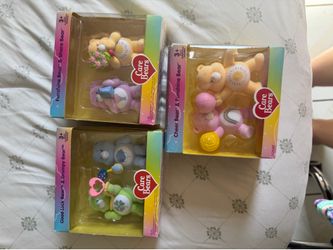 Flocked Care Bear Figures
