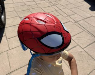 Spiderman safety bike helmet 