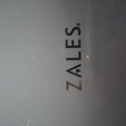 Beautiful 10K white gold diamond necklace from Zales.