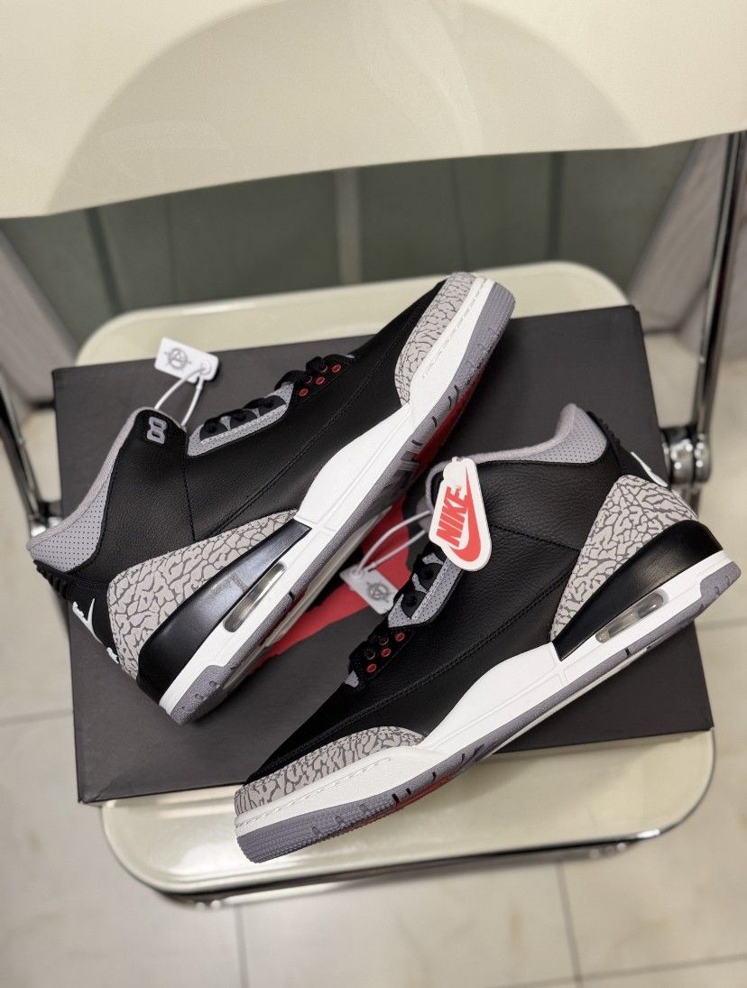 Jordan Air Jordan 3 Retro OG (GS)“BLACK CEMENT”Size 10