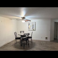 Dining room table and chairs