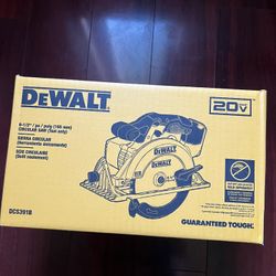 Dewalt 20v 6.5in Circular saw 