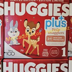 Huggies Little Snugglers Size 1 - 192 Diapers Pañales- 