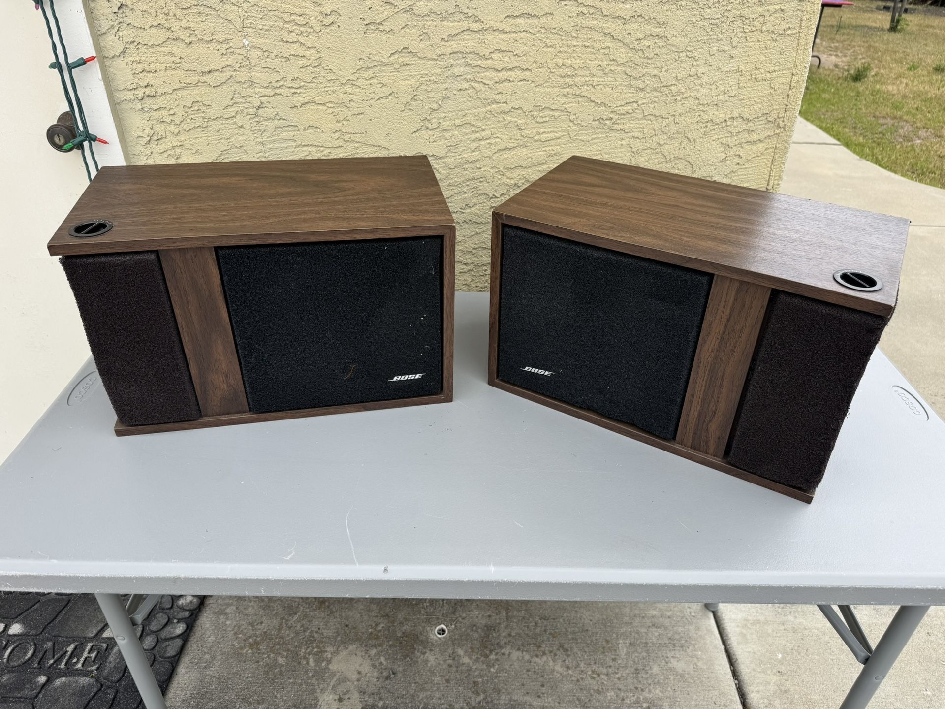 Vintage Bose 301 Mid Century Modern Speakers