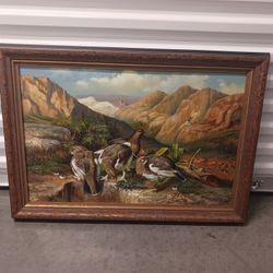 BEAUTIFUL PHEASANT OLEOGRAPH by WILLIAM STALLINGS 