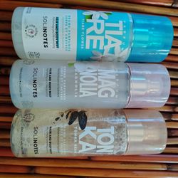 3 brand new hair and body mist all 3 for 35$