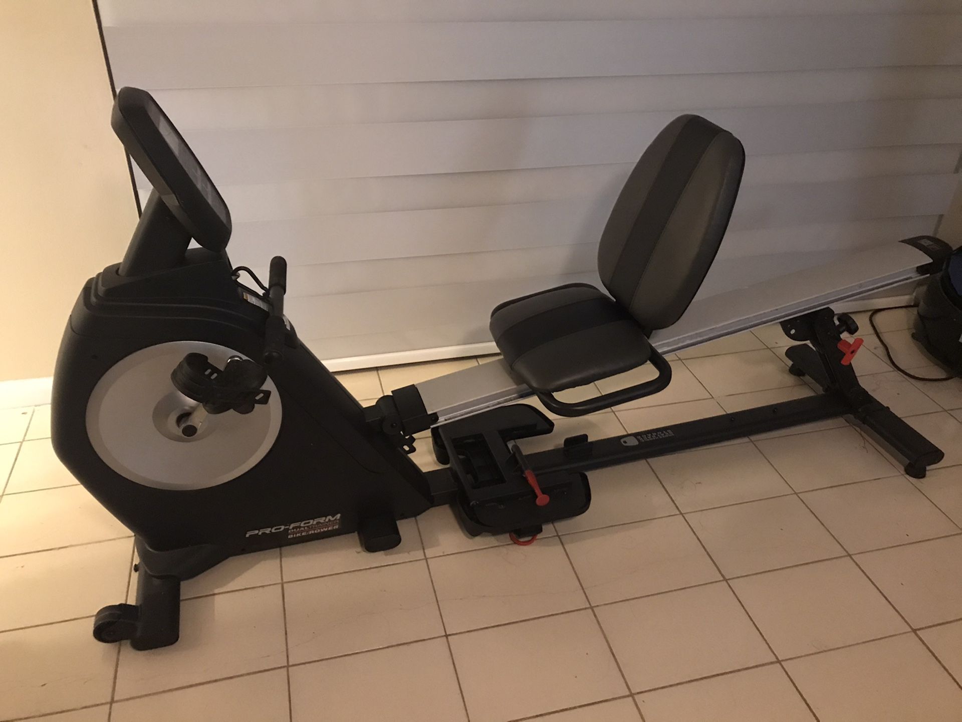 Rower machine (dual bike/rower)
