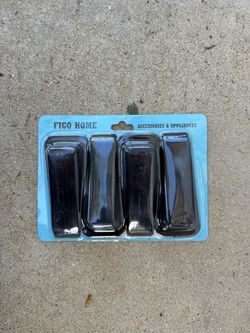 Figo Home Black Doorstoppers Set of 4