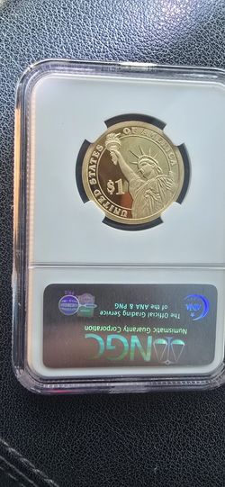 2007-S John Adams $1 Proof Coin – NGC PF69 Ultra Cameo – Presidential Dollar