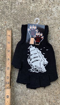 Pirate gloves, fingerless grippers