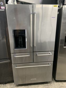 Kitchen aid 5 door in stainless steel used with platinum interior