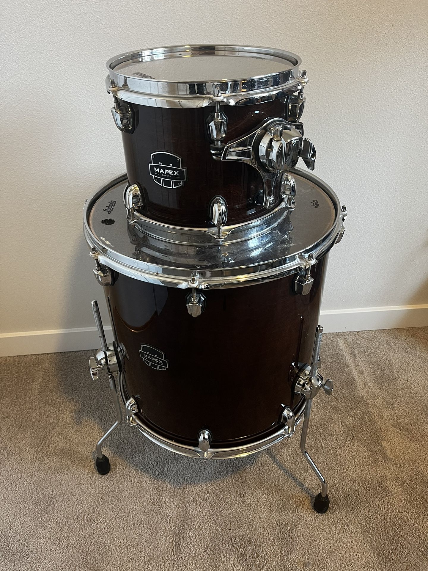 Mapex Saturn 16” Floor and 10” Rack Toms - LOT