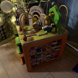 kids wooden activity toy