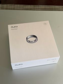Oura Ring 4 Silver Size 11