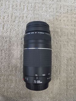 Canon EF 75-300mm zoom camera lens!