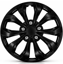 Brand New Sealed in Box — WEISIGAO 14 Inch Hubcaps, Set of 4, Black Wheel Covers