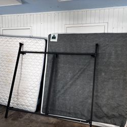 King Mattress Boxpspring and Frame Combo