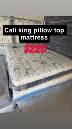 Cali king / eastern king  bamboo pillow top