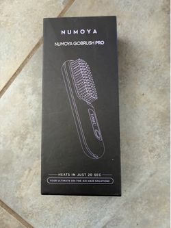 Straightening hair brush