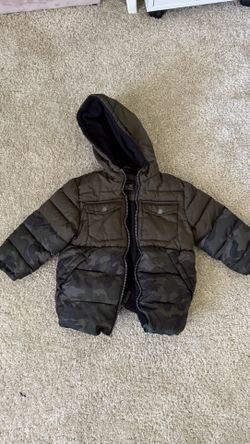 2T Camo Puffer Jacket