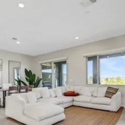 Valyou White Sectional Sofa 