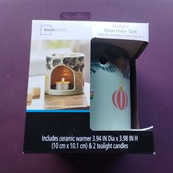 Christmas Ornaments Ceramic Tea Light Warmer Set