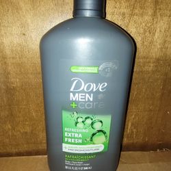 Dove Men + Care  Body+ Face wash 32 fl Jabón Liquido Para El Cuerpo 