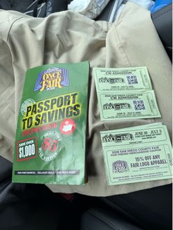 SD fair tickets and passport to savings