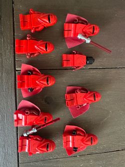 Lego imperial guards lot of nine minifigures