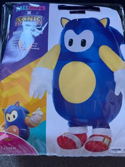 Fall Guys x Sonic Inflatable Child Costume