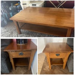 Coffee Table & End Tables