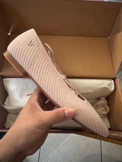 Vivaia Miley Ballet Flats Blush French Stripe