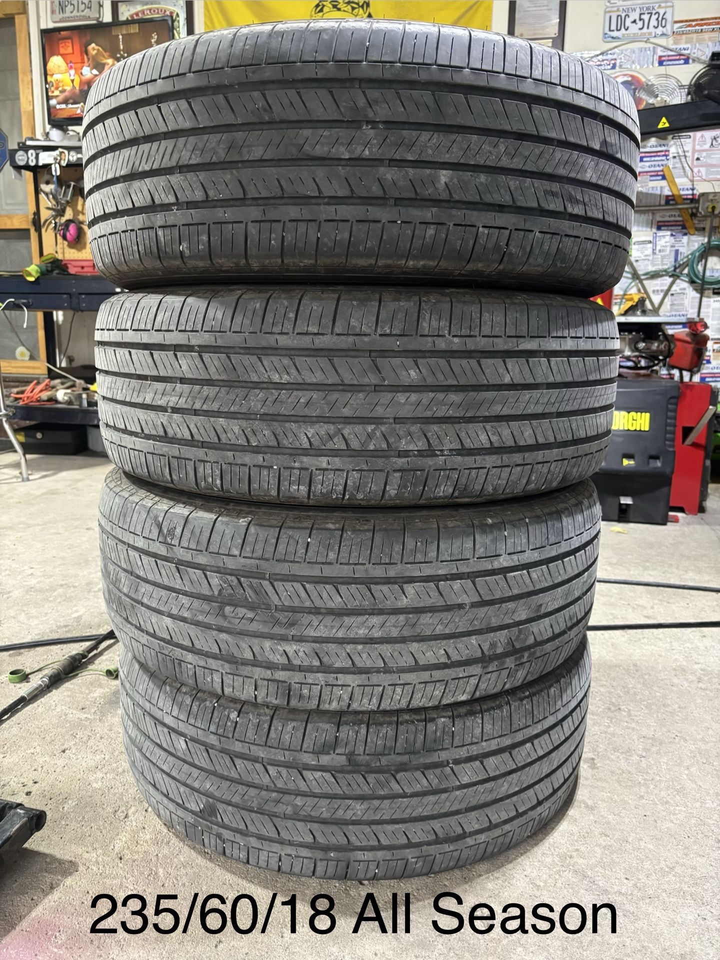 (4) - 235/60/18 Goodyear Assurance Finesse All Season