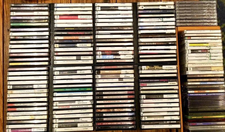 CDs – A Lot. Approximately 130. More Than Can Fit In List.