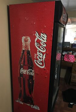 Antique Coca Cola fridge