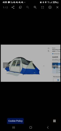 Wenzel Pinyon Blue 10-Person Cabin Tent,