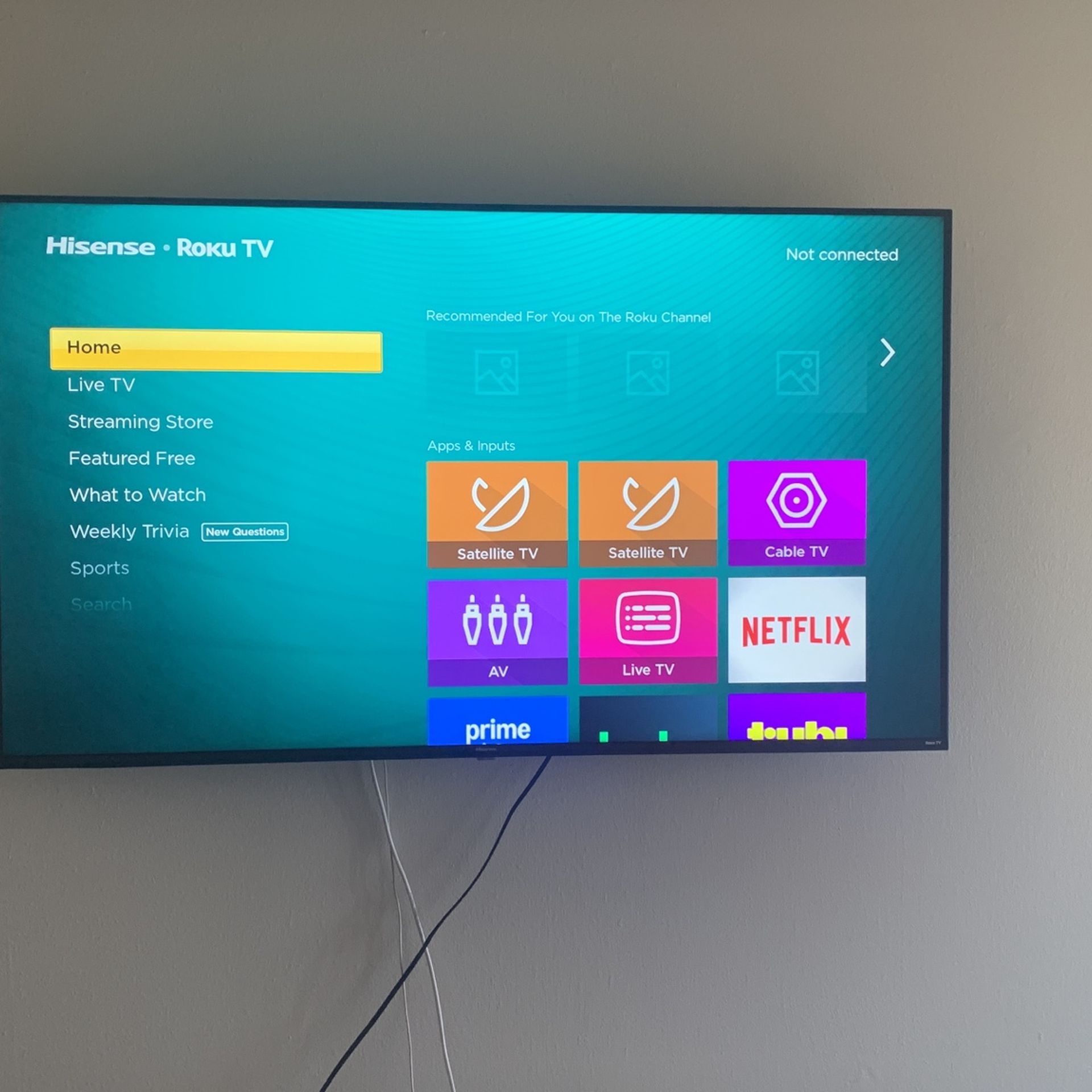 Hisense 55 Inch Smart TV