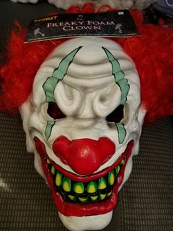 Scary clown mask
