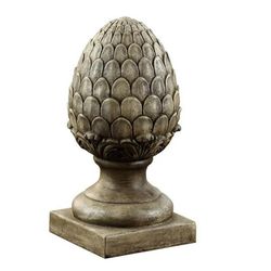 New Artichoke finial statue