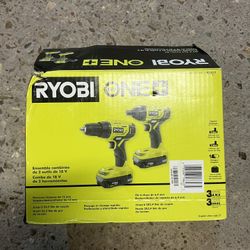 Ryobi 18 Drill Set Kit 