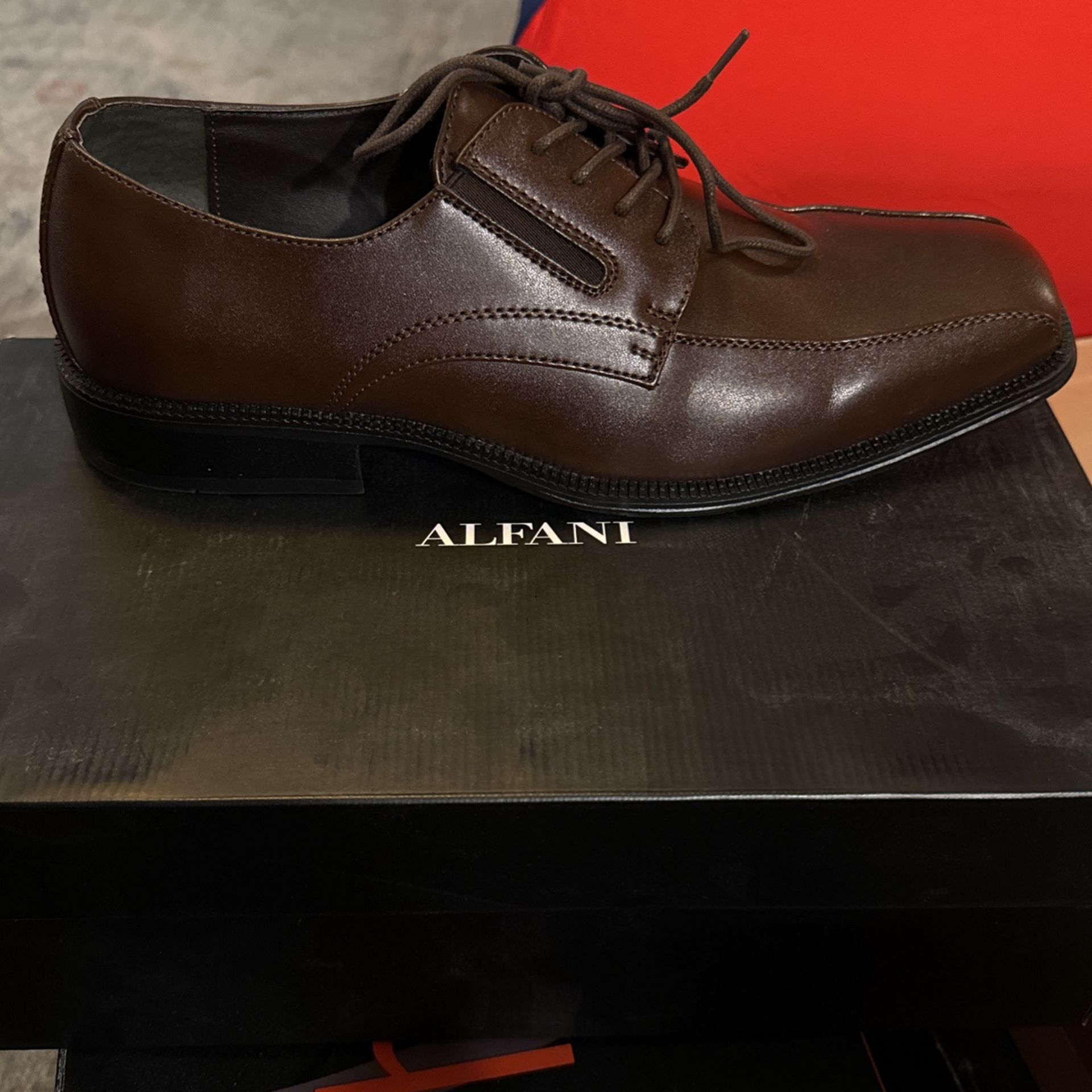 Alfani Dress Shoes Proud Brown size 10.5 Men Alfani Dress Shoes Proud Brown size 10.5 Men