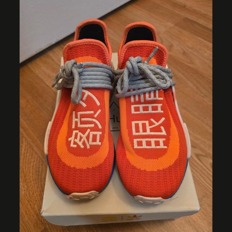 2020 Pharrellx NMD Human Race 'Extra Eye Bold Orange'' - Mens 6.5/ Womens 8
