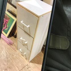 Small Wood Three Drawer