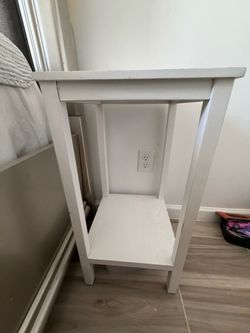 White night stand ikea