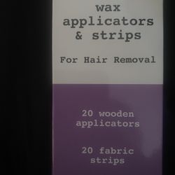 2 Boxes Of Wax Applicators &strips