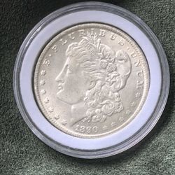 1890-CC Morgan Silver Dollar EF Uncertified #331

